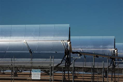 Parabolic Troughs At A Solar Power Station Photograph by Jim West/science Photo Library | Fine ...