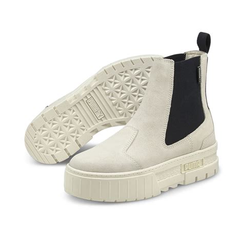 Mayze Chelsea Suede Women's Boots | White - PUMA