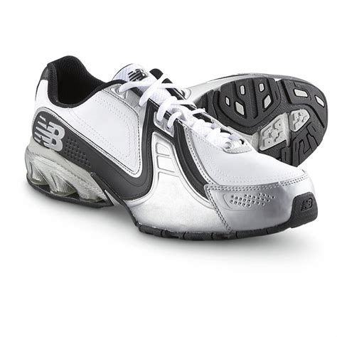 Men's New Balance® Cross Training Shoes, White / Silver - 205371, Running Shoes & Sneakers at ...