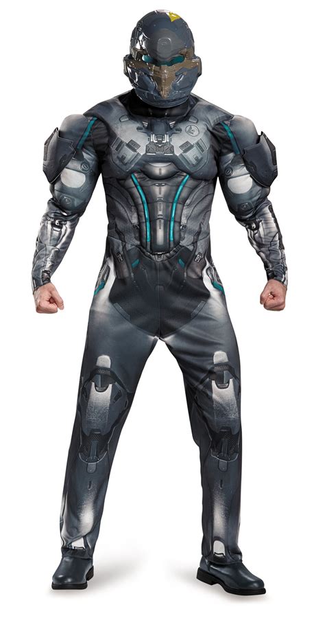 Halo Spartan Locke Muscle Adult Costume - PartyBell.com