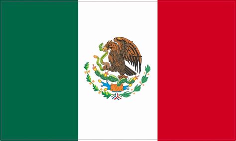 5in x 3in Mexico Country Flag Bumper Sticker Vinyl Decal Car Stickers ...