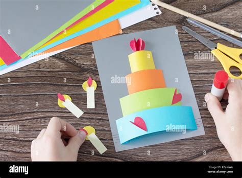Aggregate more than 108 paper birthday cake craft best - awesomeenglish.edu.vn