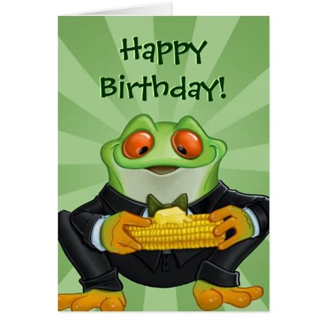 Happy Birthday Frog Cards, Photo Card Templates, Invitations & More