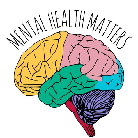 MENTAL HEALTH MATTERS Sticker by MadEDesigns - White - 3"x3" | Mental health matters, Health ...
