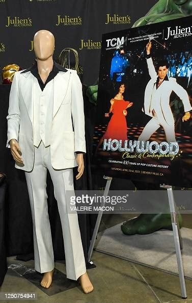 The custom-made white suit worn by John Travolta in "Saturday Night... News Photo - Getty Images