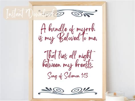 Song of Solomon Printable - Etsy