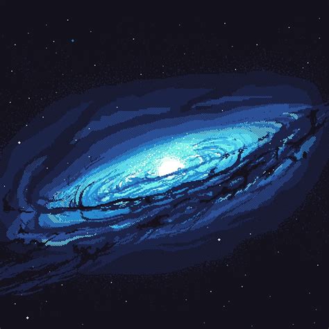 Pixel Art 'Space' - Galaxy Wallpaper