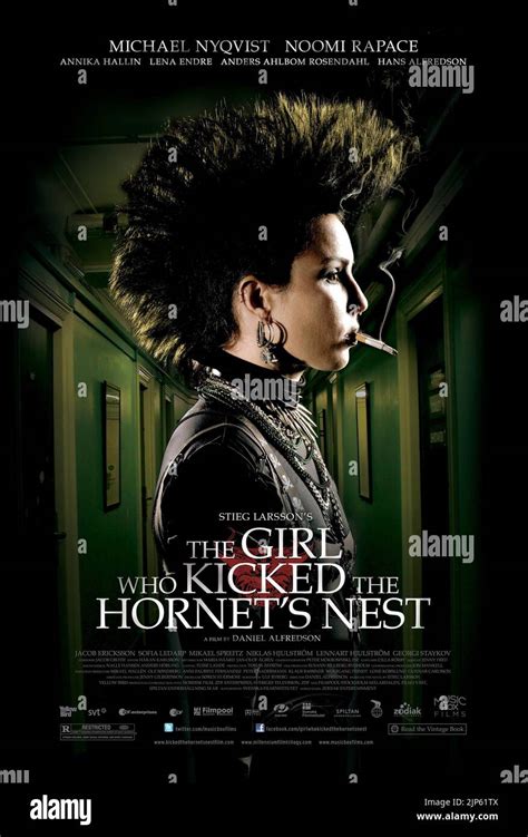 NOOMI RAPACE MOVIE POSTER, THE GIRL WHO KICKED THE HORNET'S NEST, 2009 ...