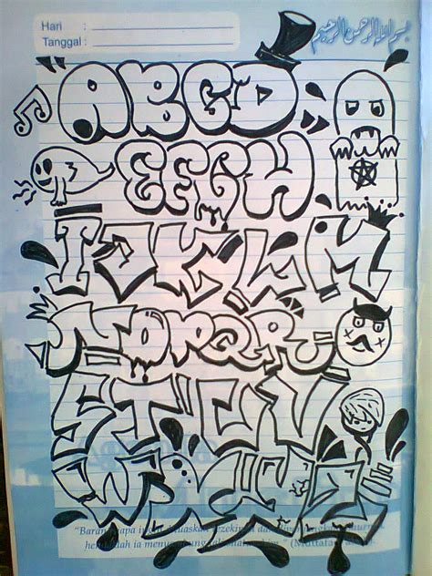 Huruf Grafiti - 71+ Gambar Grafiti Tulisan Huruf Nama KEREN | Terbaru ...