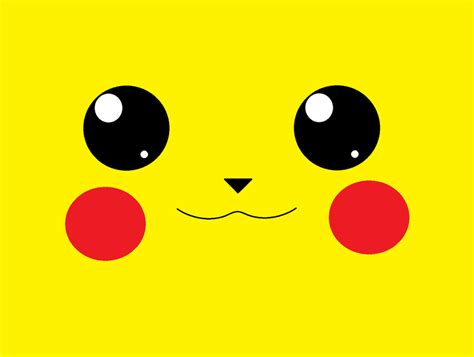 Pikachu Face by Bluey30142 on DeviantArt