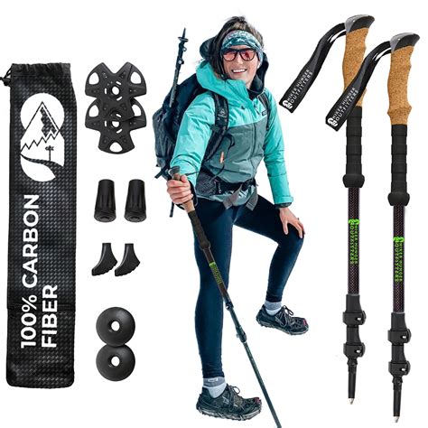 100% Carbon Fiber Trekking Poles – ToHitTheRoad