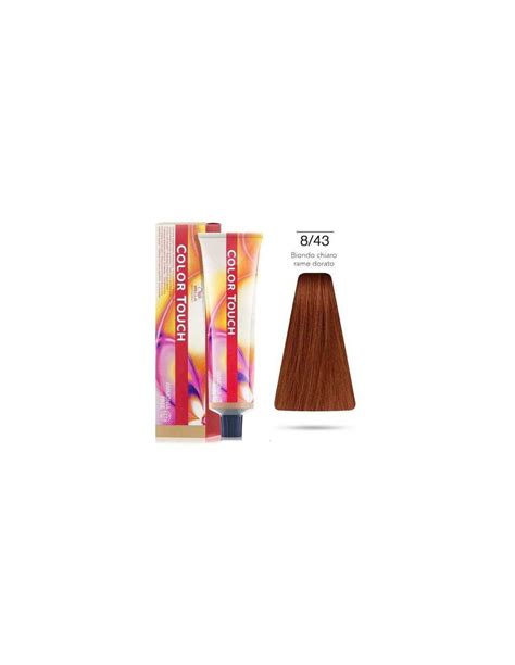 Wella Color Touch 8/43 - Tinta per Capelli Biondo Chiaro Rame Dorato