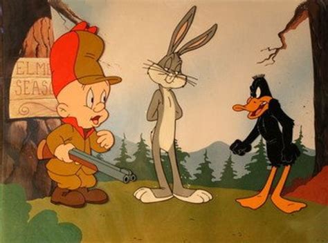 Elmer J. Fudd aim is to hunt Bugs Bunny or Daffy Duck, but he usually ends up seriously injuring ...