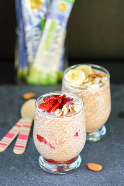 Sunwarrior Protein Review | Chocolate Almond Chia Breakfast Pudding ...