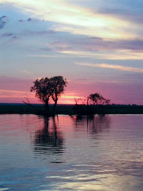 Photo Friday - Chobe River Sunset - Botswana-Namibia Border