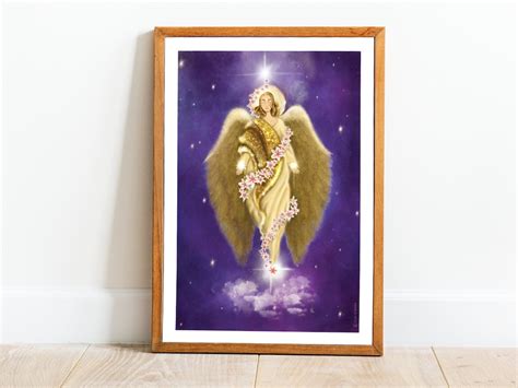 A4 Poster / Archangel Gabriel Poster - Etsy