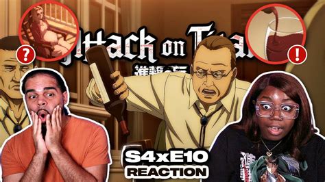 Attack On Titan Season 4 Episode 10 Reaction "A Sound Argument" - YouTube