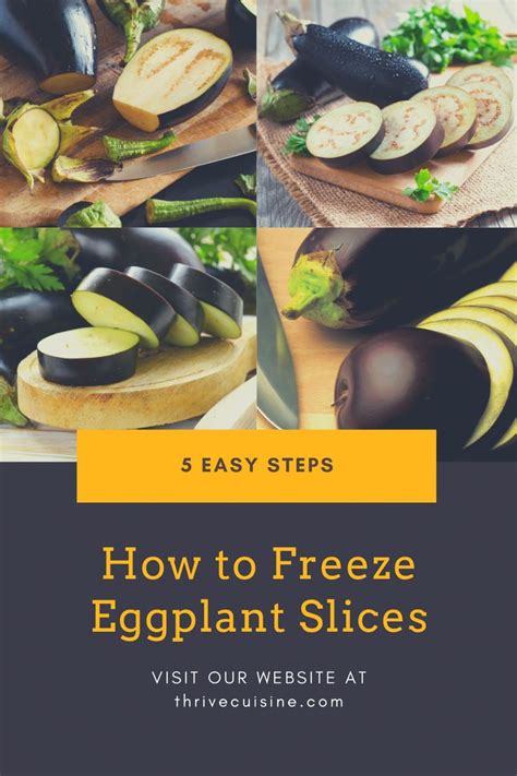 How to Freeze Eggplant Slices (5 Easy Steps) | Freezing eggplant, How ...