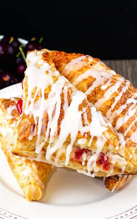 Puff Pastry Cherry Turnovers - Leftovers Then Breakfast