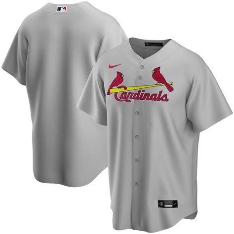 St. Louis Cardinals Nike Road 2020 Replica Team Jersey – Gray – Www ...