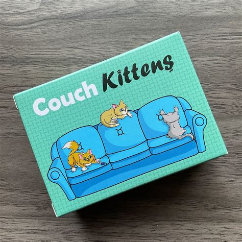 Couch Kittens Card Game Quick and Easy 2 Player Game for Cat Lovers - Etsy