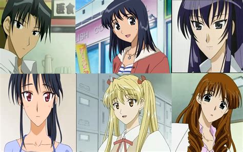 Hiroyoshi Aso, Mikoto Suo, Itoko Osakabe, Yakumo Tsukamoto, Eri Sawachika, Tae Anegasaki. School ...