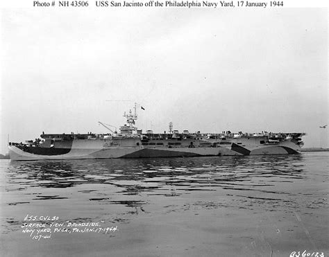 USN Ships--USS San Jacinto (CVL-30)