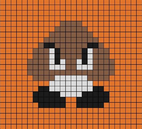 Goomba Pixel Art | Pixel art, Pixel art games, Pixel pattern