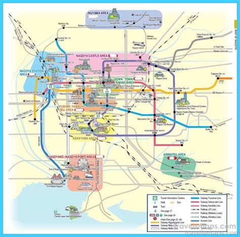 Map of Nagoya - TravelsMaps.Com