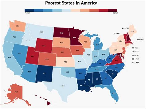 Poorest States In America For 2023: White Population By State