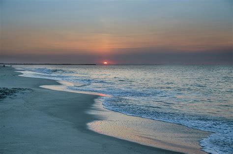 Sunrise - Cape May Beach Photograph by Bill Cannon | Fine Art America