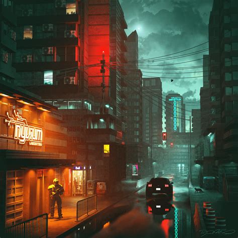 Dystopian City : r/Cyberpunk