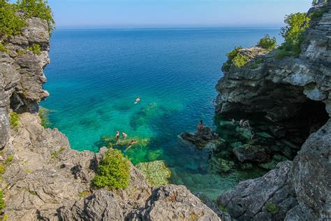 Everything You Need to Know Before Hiking the Tobermory Grotto | Tobermory grotto, Ontario ...