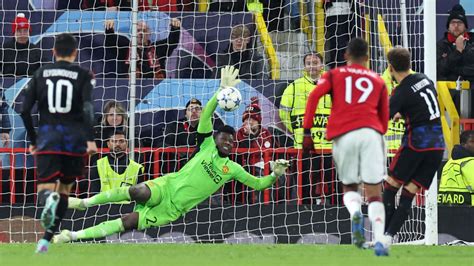 Man Utd 1-0 FC Copenhagen: Andre Onana saves stoppage-time penalty as Harry Maguire goal secures ...