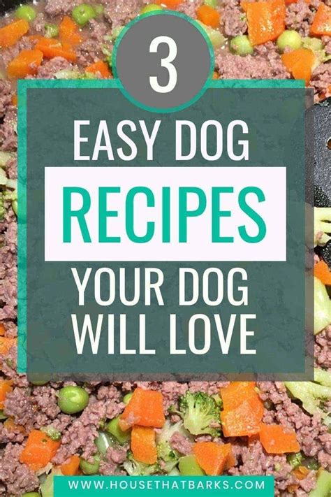 Homemade Dog Food Recipes Vet Approved | Recipe | Raw dog food recipes, Healthy dog food recipes ...