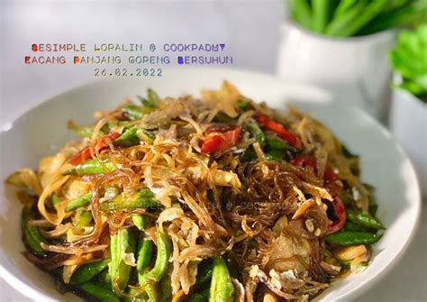 Resipi Kacang Panjang Goreng Bersuhun oleh Sesimple Loralin - Cookpad