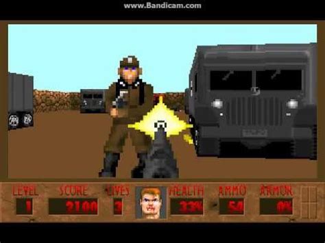 Wolfenstein 3D - (Weapons Of Vengeance Demo) - Floor 1 - YouTube