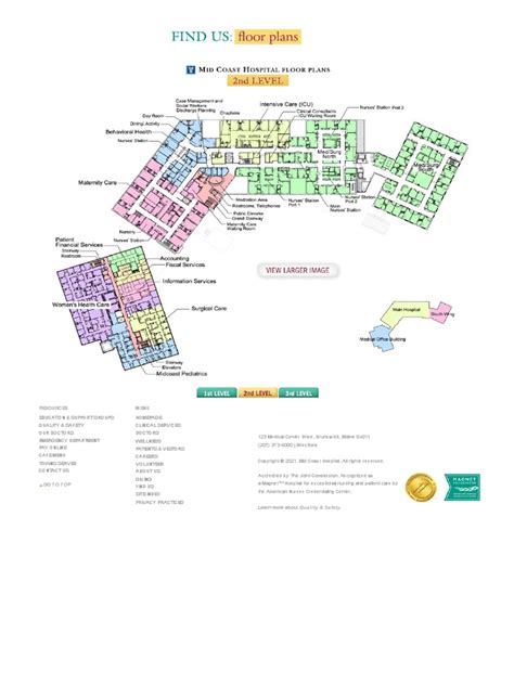 Mid Coast Hospital - Find Us - Floor Plans - Level 2 | PDF