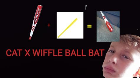 Making a CAT X Wiffle Ball Bat - YouTube