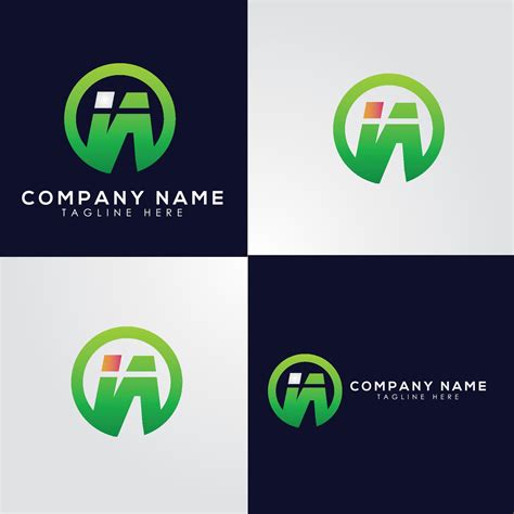 ai letter logo, modern logo 7410081 Vector Art at Vecteezy