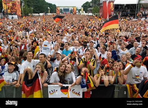 German football fans for the FIFA World Cup 2006 Stock Photo - Alamy