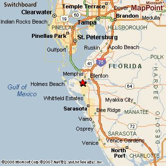 Where is Bradenton, Florida? see area map & more