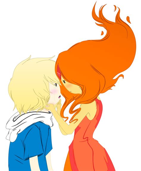 Finn and Flame Princess - Adventure Time Couples Fan Art (34654194) - Fanpop