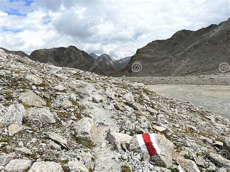 Hiking Trails or Mountaineering Routes of the Silvretta Alps Mountain ...