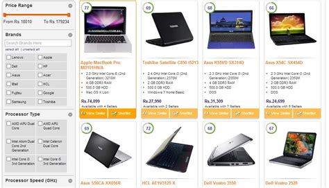 FindYogi Launches ComparisonFor Laptops- The Most Comprehensive ...