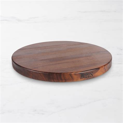 Boos Round Cutting Board, Walnut, 18" | Williams Sonoma