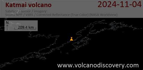 Latest Satellite Images of Katmai Volcano | VolcanoDiscovery