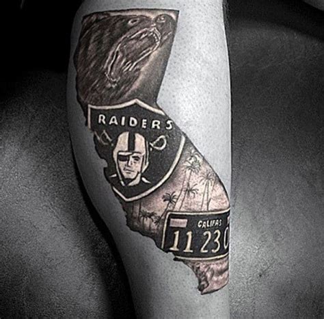 40 Oakland Raiders Tattoos for Men [2023 Inspiration Guide]