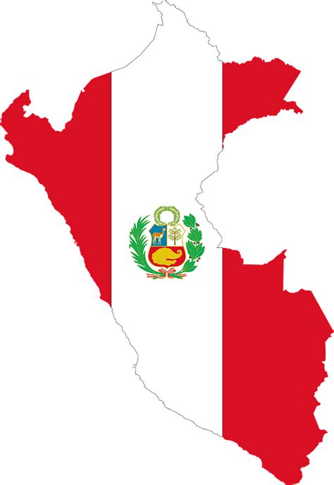 Peru Flag Map clipart. Free download transparent .PNG | Creazilla