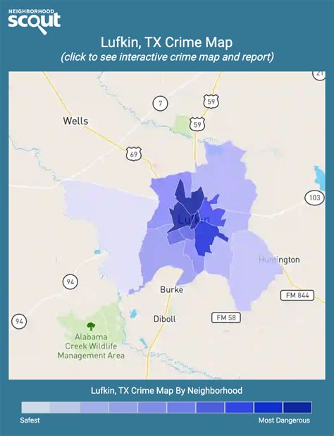 Lufkin Crime Rates and Statistics - NeighborhoodScout